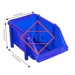 storage bin rack single pc large